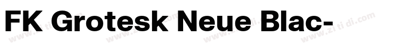 FK Grotesk Neue Blac字体转换 FK Grotesk Neue Blac字体转换